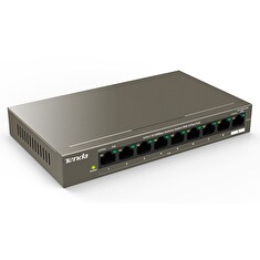 Tenda TEF1109P-8-63W PoE AT Switch 63Watt, 9xRJ45 Switch s 8xPoE 802.3at, 10/100Mb/s