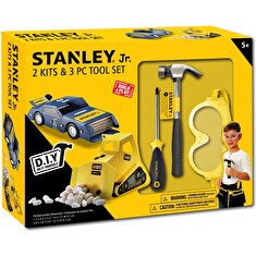 Sada Stanley Jr. U004-K02-T03-SY, autíčko, bagr a 3 kusů nářadí