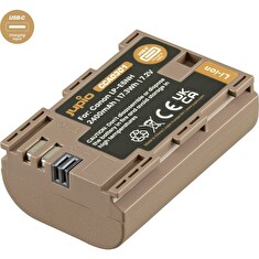 Baterie Jupio LP-E6NH *ULTRA C* 2400mAh s USB-C vstupem pro nabíjení
