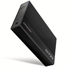 AXAGON EE35-GTR, USB-C 5Gbps - SATA 6G 3.5" RIBBED box, černý