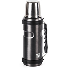 Termoláhev G21 na pití, 1000 ml, ocelově šedá s rukojetí