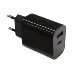 TB Touch USB-C + USB-A černá nabíječka