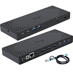 I-tec USB 3.0 / USB-C / Thunderbolt Dual Display Docking Station + PD 100W