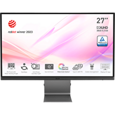 MSI Modern/MD271UL/27"/IPS/4K UHD/60Hz/4ms/Blck-Slvr/2R