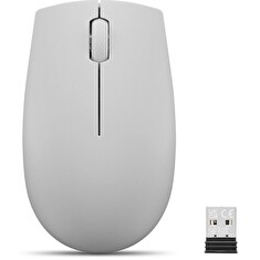 Lenovo myš 300 Wireless Compact (Cloud Grey = šedá) s baterií