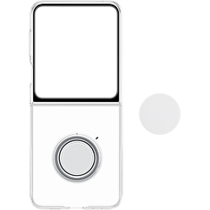 Samsung Průhledný kryt s odnímatelným úchytem na příslušenství pro Galaxy Z Flip5 Transparent