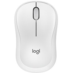 Logitech myš Wireless M240 silent - optická, bezdrátová, 3 tlačítka,tichá, bluetooth, 400-4000dpi, bílá