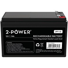 2-Power 2P12-12 12V 12Ah VRLA Baterie F2 ( Faston 250)