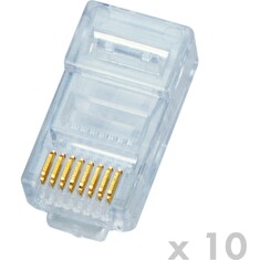 DATACOM Konektor RJ45 UTP 8p8c Cat5e 10ks (drát)