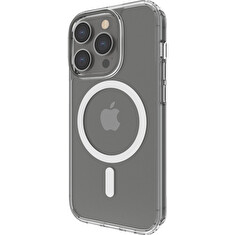 Belkin ochranné pouzdro SheerForce Magnetic Anti-Microbial Protective Case for iPhone 14 Pro - průhledný