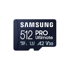 Samsung PRO Ultimate/micro SDXC/512GB/200MBps/UHS-I U3 / Class 10/+ Adaptér/Modrá