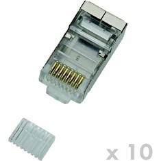 DATACOM Plug STP CAT6 8p8c- RJ45 drát (10ks)