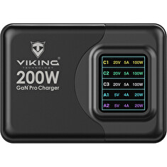 Viking USB GaN charger 200W PD PRO