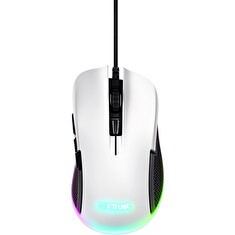 Trust Gaming GXT 922 Ybar/Herní/Optická/Pro praváky/7 200 DPI/Drátová USB/Bílá