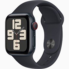 Apple Watch SE Cell/44mm/Midnight/Sport Band/Midnight/-S/M