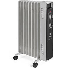 Olejový radiátor G21 Vesuv bílý, 9 žeber, 2000 W