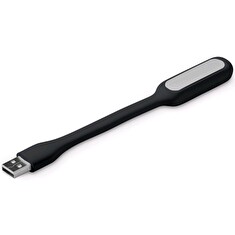 C-TECH UNL-04, USB lampička k notebooku, flexibilní, černá