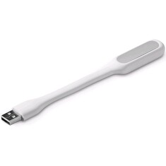 C-TECH UNL-04, USB lampička k notebooku, flexibilní, bílá