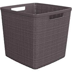 Box Curver Jute Cube 17L šedý
