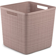 Box Curver Jute Cube 17L růžový