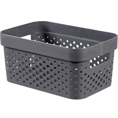 Box Curver Infinity Dots 4,5L šedý