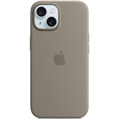iPhone 15 + Silicone Case with MagSafe - Clay