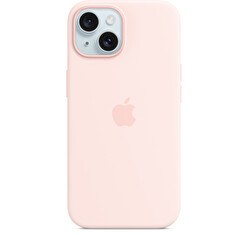 iPhone 15+ Silicone Case with MagSafe - Light Pink