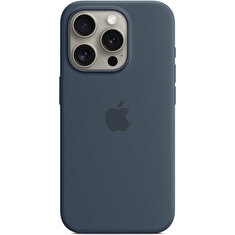 iPhone 15 ProMax Silicone Case MS - Storm Blue