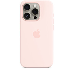 iPhone 15 ProMax Silicone Case MS - Light Pink