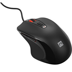 Natec optická myš PIGEON 2/4 000 DPI/Kancelářská/Optická/4 000 DPI/Drátová USB/Černá