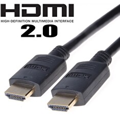 HDMI 2.0 High Speed + Ethernet kabel, 3 metry