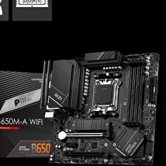 MSI PRO B650M-A WIFI, AM5, AMD B650, 4x DDR5, mATX