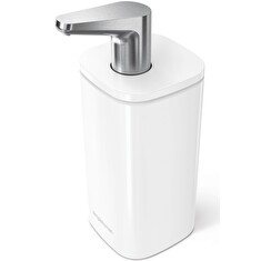 Dávkovač Simplehuman mýdla a desinfekce Pulse - 295 ml, bílá ocel