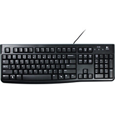 Logitech K120/Drátová USB/US layout/Černá