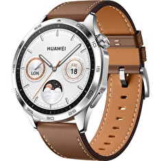 Huawei Watch GT 4/46mm/Silver/Elegant Band/Brown