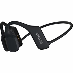 EVOLVEO BoneSwim Lite MP3 8GB, bezdrátová sluchátka s mikrofonem na lícní kosti, šedé