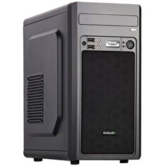 EVOLVEO M2, case mATX, 2x USB2.0 / 1x USB3.0 / 2x 120mm LED / 1x 140mm/ černý