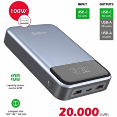 SWISSTEN POWER BANK 20000 mAh 100W POWER DELIVERY PRO NOTEBOOKY