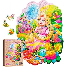 Puzzle Puzzler Puzzler dřevěné, barevné - Amelia Princess of Magic