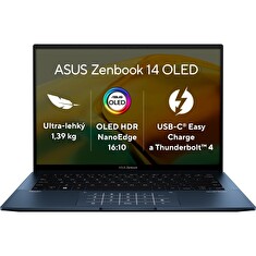 ASUS Zenbook 14 OLED/UX3402VA/i7-13700H/14"/2880x1800/16GB/1TB SSD/Iris Xe/W11H/Blue/2R