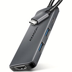 AXAGON HMC-5H8K, USB 5Gbps hub, 2x USB-A, USB-C, HDMI 8k/30Hz, PD 100W, kabel USB-C 15cm