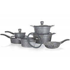 Sada nádobí Banquet s nepřilnavým povrchem Granite, 11 ks