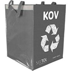 Taška Sixtol na tříděný odpad Sort Easy Metal 30 x 30 x 40 cm, 36 l
