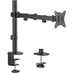 Držák monitoru Brateck LDT66-CO12 stolní pro 1 monitor, černý