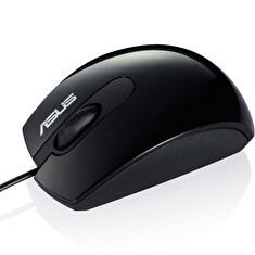 ASUS DS-2521A/Kancelářská/Optická/Pro praváky/1 000 DPI/Drátová USB/Černá