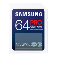 SAMSUNG PRO Ultimate SDXC 64GB / CL10 USH-I U3 / V30