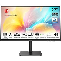 MSI Modern/MD272QXP/27"/IPS/QHD/100Hz/1ms/Black/3R
