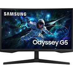 Samsung Odyssey G5/G55C/27"/VA/QHD/165Hz/1ms/Black/2R