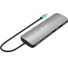 i-tec dokovací stanice USB-C Metal Nano/ 2x HDMI/ 2x USB 3.2/ 2x USB 2.0/ USB-C/ PD100W + univerzální nabíječka 112W