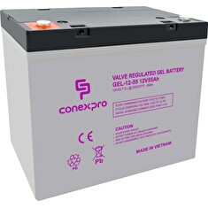 Baterie Conexpro GEL-12-55 GEL, 12V/55Ah, T14-M6, Deep Cycle